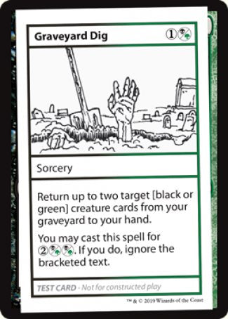 Graveyard Dig (2021 Edition) [Mystery Booster Playtest Cards] | Red Riot Games CA