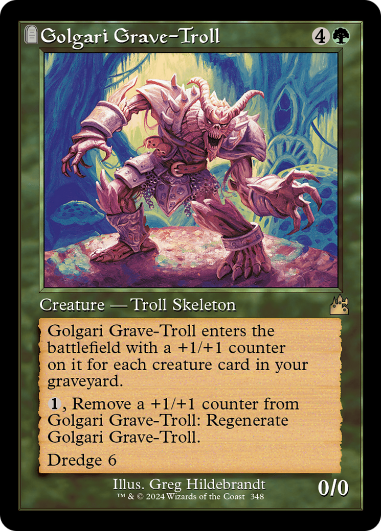 Golgari Grave-Troll (Retro Frame) [Ravnica Remastered] | Red Riot Games CA