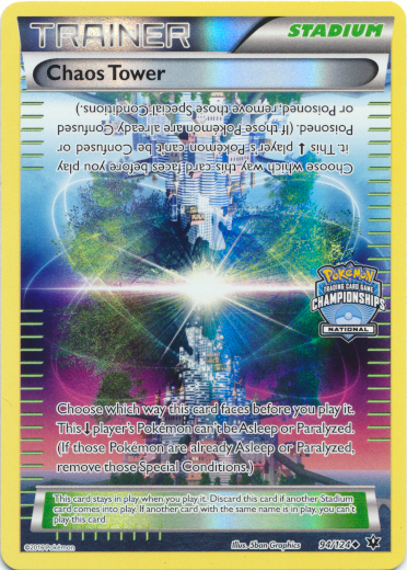 Chaos Tower (94/124) (National Championship Promo) [XY: Fates Collide] | Red Riot Games CA
