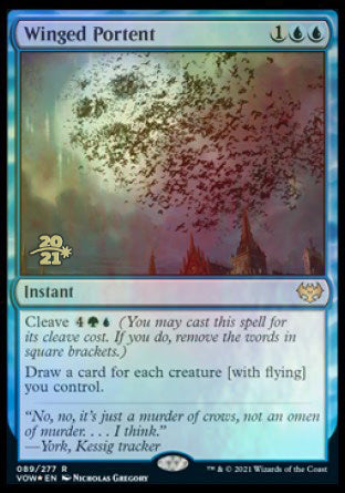 Winged Portent [Innistrad: Crimson Vow Prerelease Promos] | Red Riot Games CA