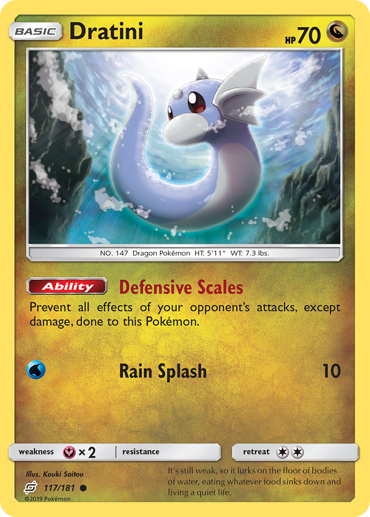 Dratini (117/181) [Sun & Moon: Team Up] | Red Riot Games CA