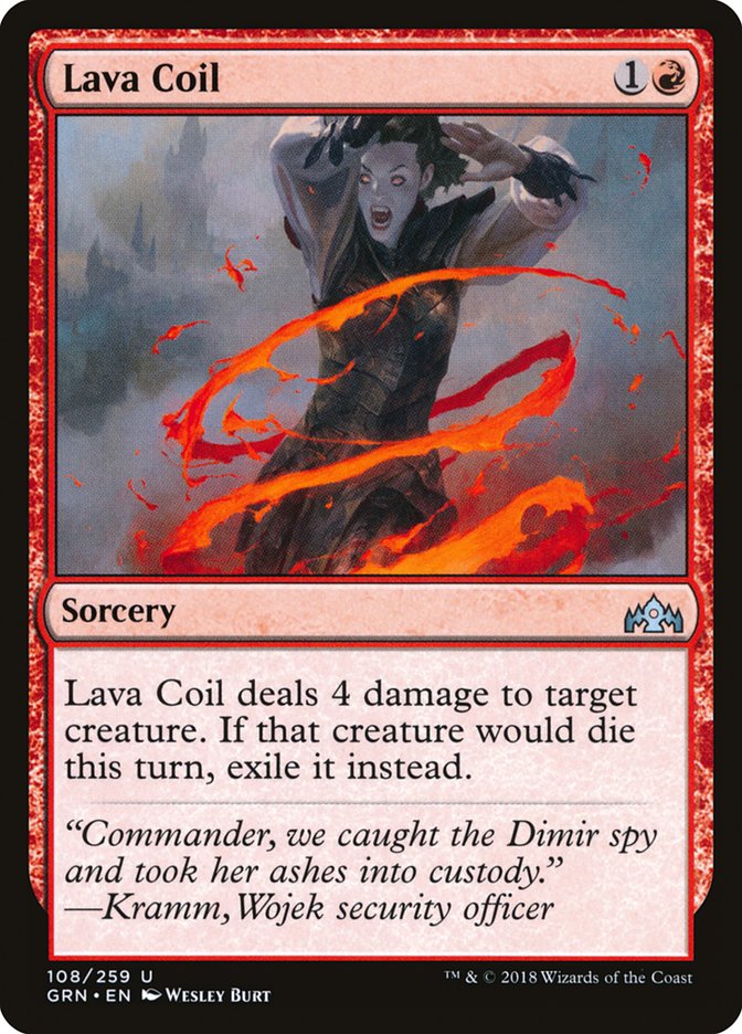 Lava Coil [Guilds of Ravnica] | Red Riot Games CA