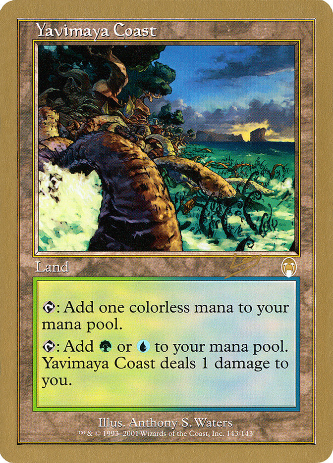 Yavimaya Coast (Raphael Levy) [World Championship Decks 2002] | Red Riot Games CA