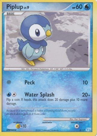 Piplup (5/12) [Diamond & Pearl: Trainer Kit - Manaphy] | Red Riot Games CA