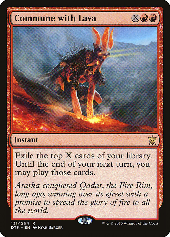 Commune with Lava [Dragons of Tarkir] | Red Riot Games CA