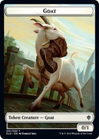 Goat // Food (16) Double-Sided Token [Throne of Eldraine Tokens] | Red Riot Games CA