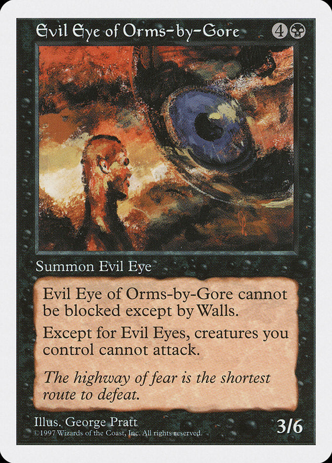 Evil Eye of Orms-by-Gore [Fifth Edition] | Red Riot Games CA