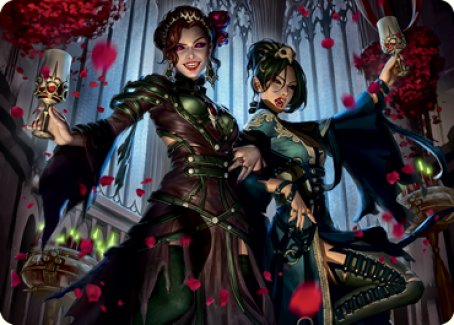 Falkenrath Celebrants 2 Art Card [Innistrad: Crimson Vow Art Series] | Red Riot Games CA