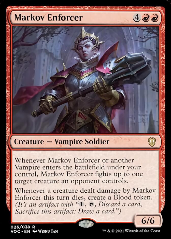 Markov Enforcer [Innistrad: Crimson Vow Commander] | Red Riot Games CA