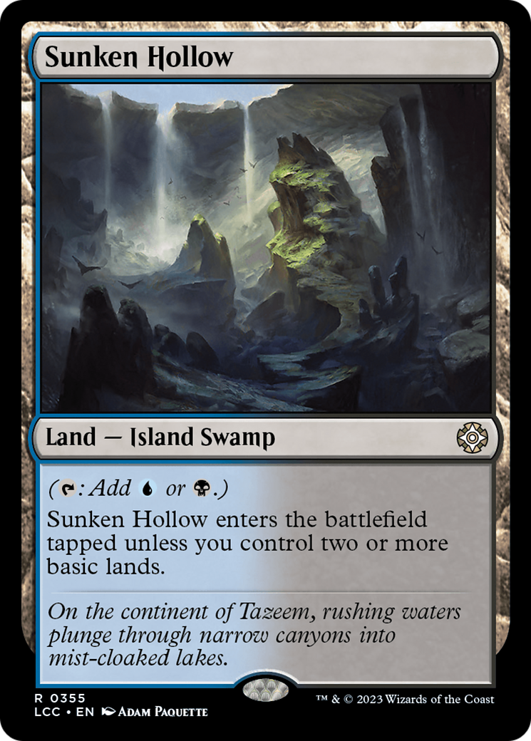 Sunken Hollow [The Lost Caverns of Ixalan Commander] | Red Riot Games CA