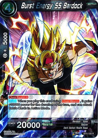 Burst Energy SS Bardock (BT4-100) [Colossal Warfare] | Red Riot Games CA