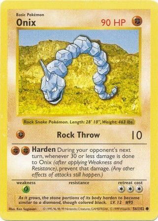Onix (56/102) [Base Set Shadowless Unlimited] | Red Riot Games CA