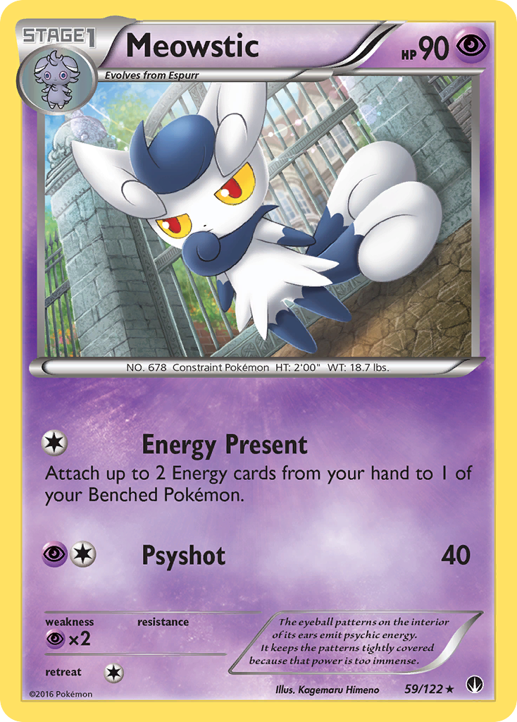 Meowstic (59/122) [XY: BREAKpoint] | Red Riot Games CA