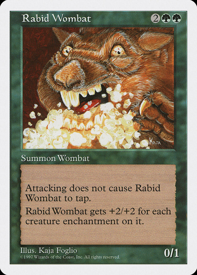 Rabid Wombat [Fifth Edition] | Red Riot Games CA