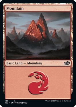 Mountain (108) [Jumpstart 2022] | Red Riot Games CA