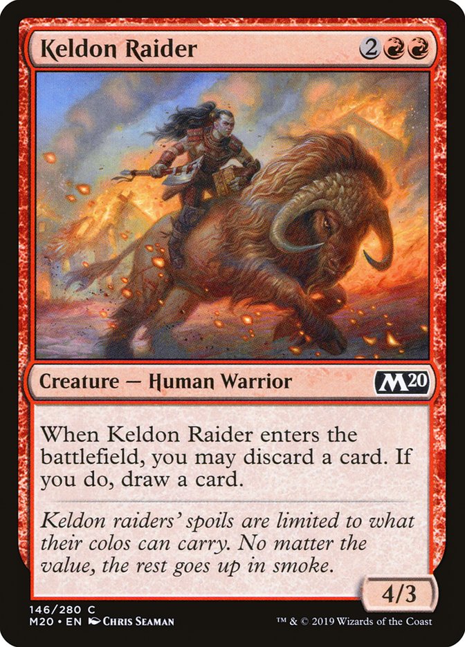 Keldon Raider [Core Set 2020] | Red Riot Games CA