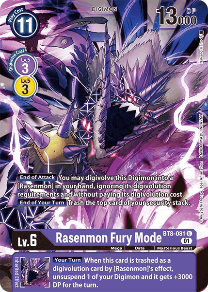 Rasenmon: Fury Mode [BT8-081] [New Awakening] | Red Riot Games CA