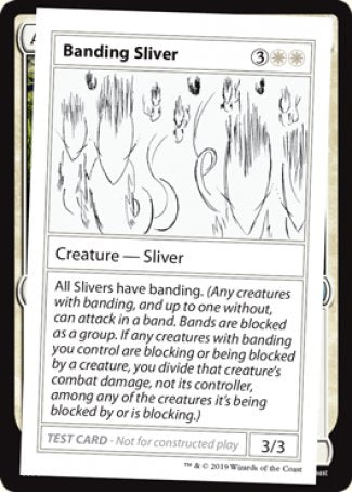 Banding Sliver (2021 Edition) [Mystery Booster Playtest Cards] | Red Riot Games CA
