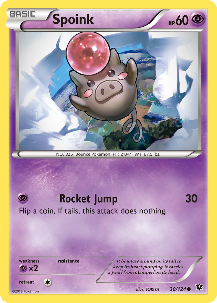 Spoink (30/124) [XY: Fates Collide] | Red Riot Games CA