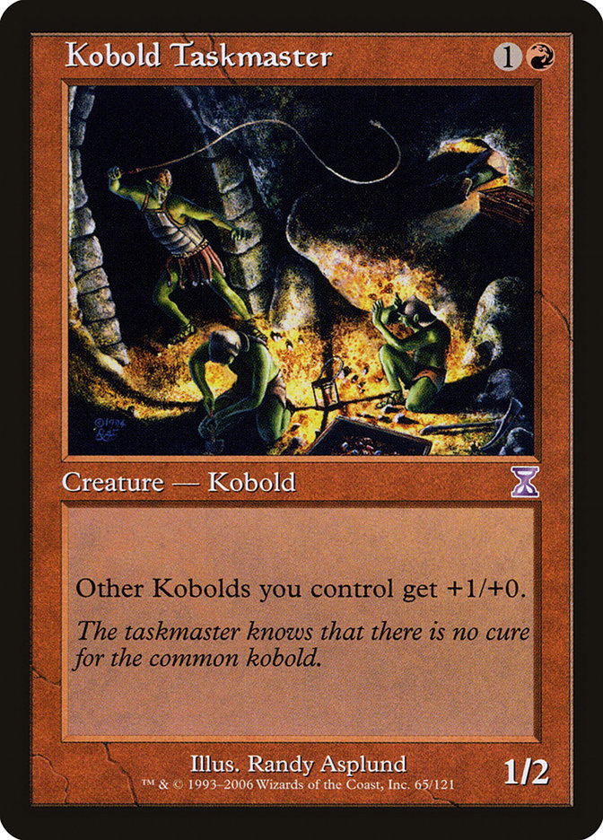 Kobold Taskmaster [Time Spiral Timeshifted] | Red Riot Games CA