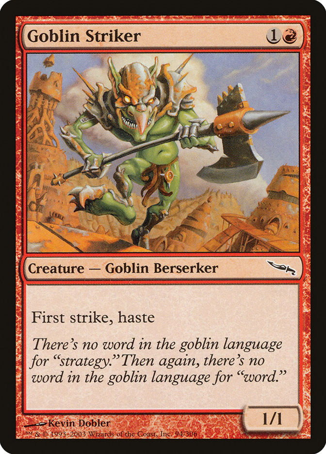 Goblin Striker [Mirrodin] | Red Riot Games CA