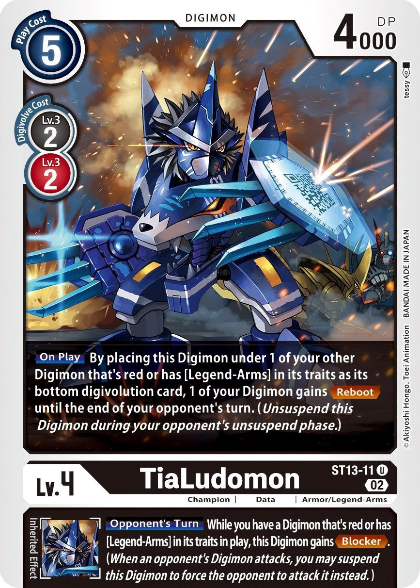 TiaLudomon [ST13-11] [Starter Deck: Ragnaloardmon] | Red Riot Games CA