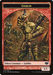 Goblin // Goat Double-Sided Token [Commander 2014 Tokens] | Red Riot Games CA