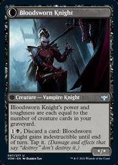 Bloodsworn Squire // Bloodsworn Knight [Innistrad: Crimson Vow] | Red Riot Games CA