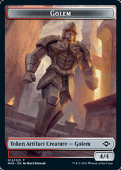 Golem // Treasure (21) Double-Sided Token [Modern Horizons 2 Tokens] | Red Riot Games CA