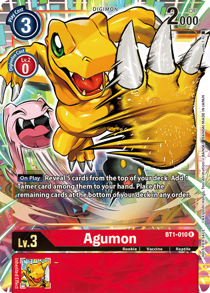 Agumon [BT1-010] (Dash Pack) [Release Special Booster Ver.1.0 Promos] | Red Riot Games CA