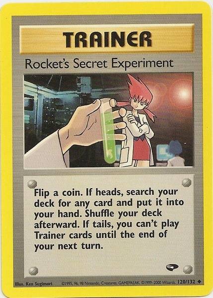 Rocket's Secret Experiment (120/132) [Gym Challenge Unlimited] | Red Riot Games CA