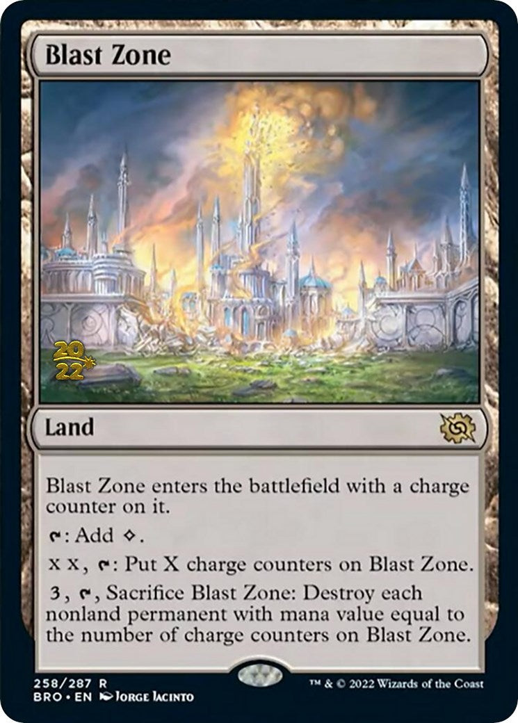 Blast Zone (258) [The Brothers' War Prerelease Promos] | Red Riot Games CA