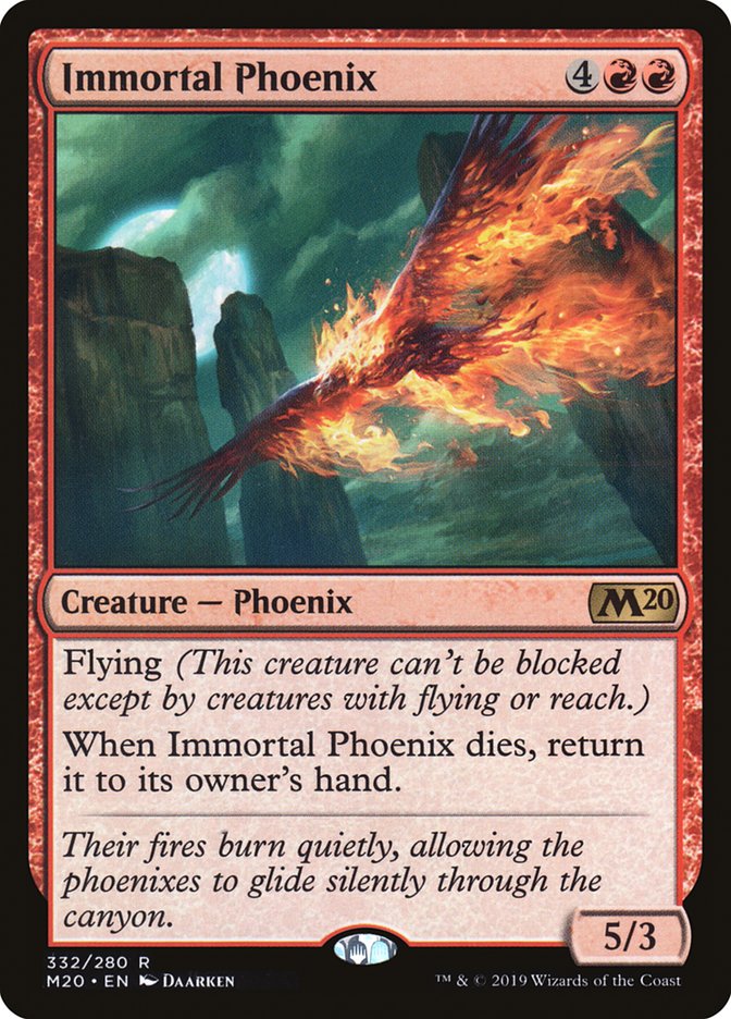 Immortal Phoenix [Core Set 2020] | Red Riot Games CA