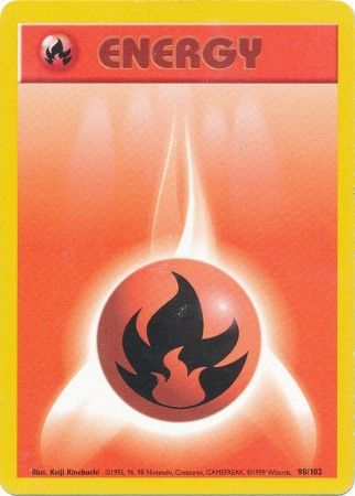 Fire Energy (98/102) [Base Set Unlimited] | Red Riot Games CA