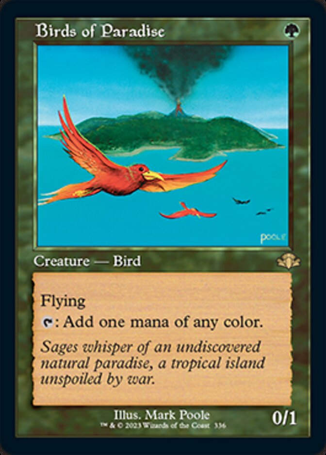 Birds of Paradise (Retro) [Dominaria Remastered] | Red Riot Games CA