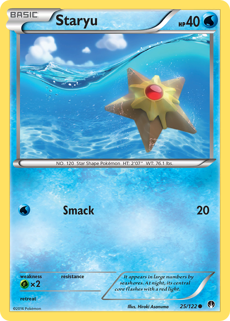 Staryu (25/122) [XY: BREAKpoint] | Red Riot Games CA