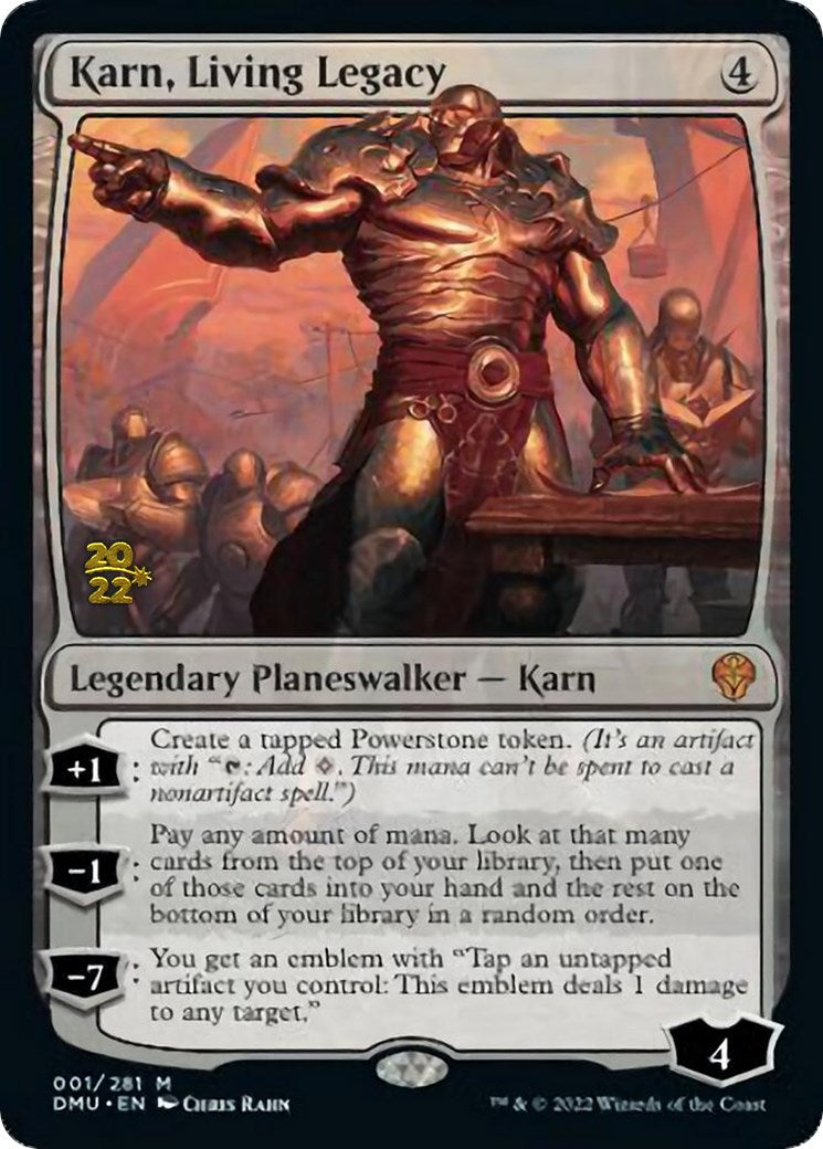Karn, Living Legacy [Dominaria United Prerelease Promos] | Red Riot Games CA