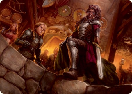 Veteran Dungeoneer Art Card [Dungeons & Dragons: Adventures in the Forgotten Realms Art Series] | Red Riot Games CA