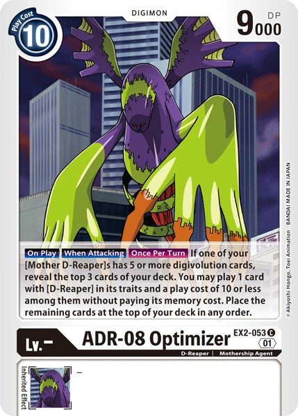 ADR-08 Optimizer [EX2-053] [Revision Pack Cards] | Red Riot Games CA