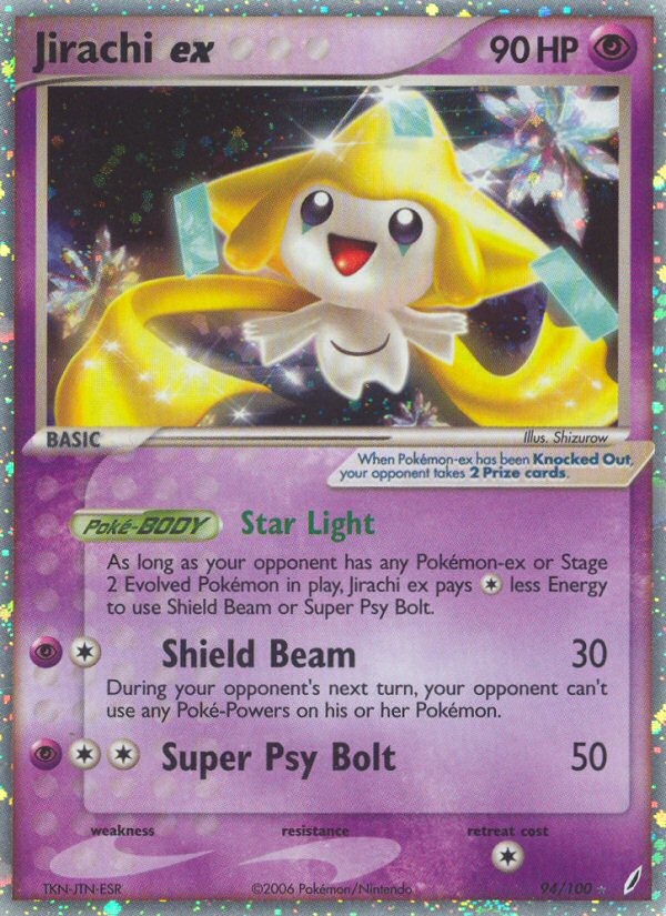 Jirachi ex (94/100) [EX: Crystal Guardians] | Red Riot Games CA