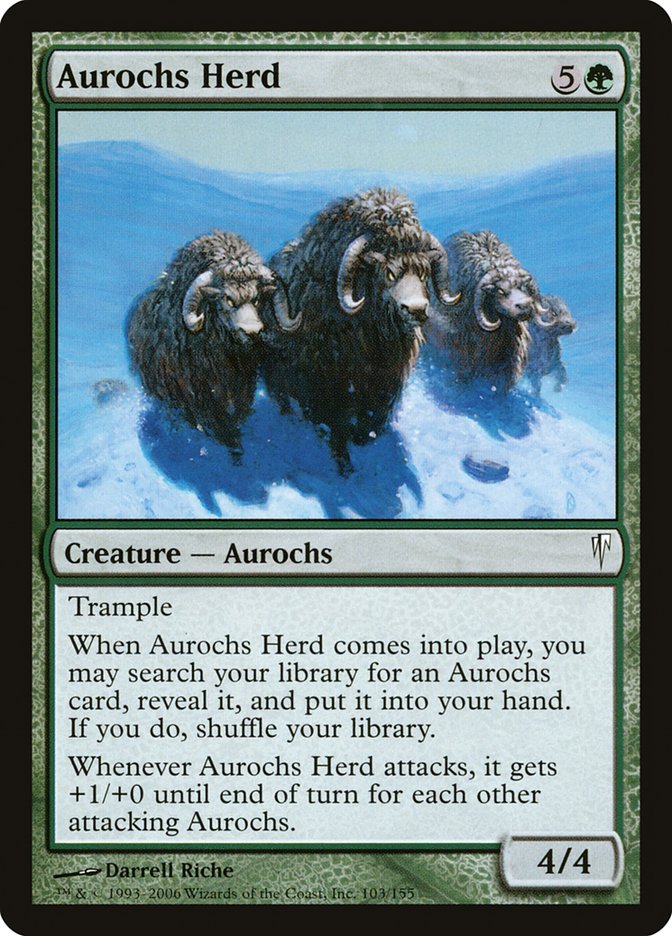 Aurochs Herd [Coldsnap] | Red Riot Games CA