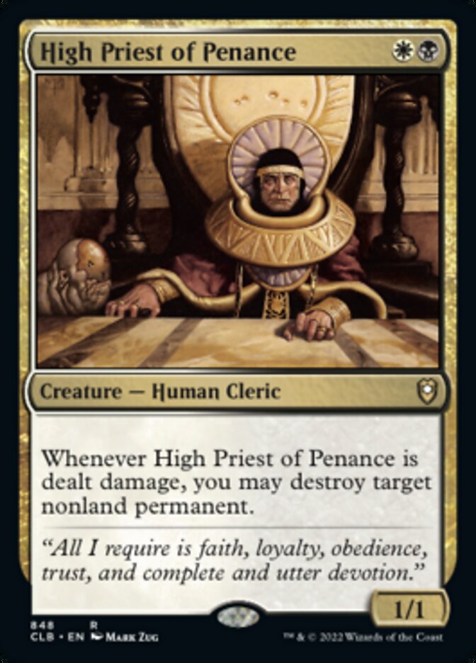 High Priest of Penance [Commander Legends: Battle for Baldur's Gate] | Red Riot Games CA
