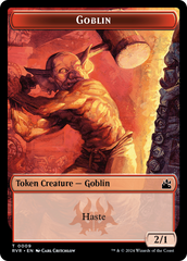 Saproling // Goblin (0009) Double-Sided Token [Ravnica Remastered Tokens] | Red Riot Games CA