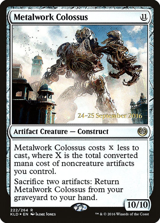 Metalwork Colossus [Kaladesh Prerelease Promos]