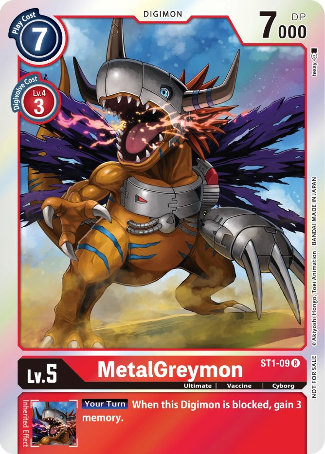 MetalGreymon [ST1-09] (Official Tournament Pack Vol. 6) [Starter Deck: Gaia Red Promos] | Red Riot Games CA