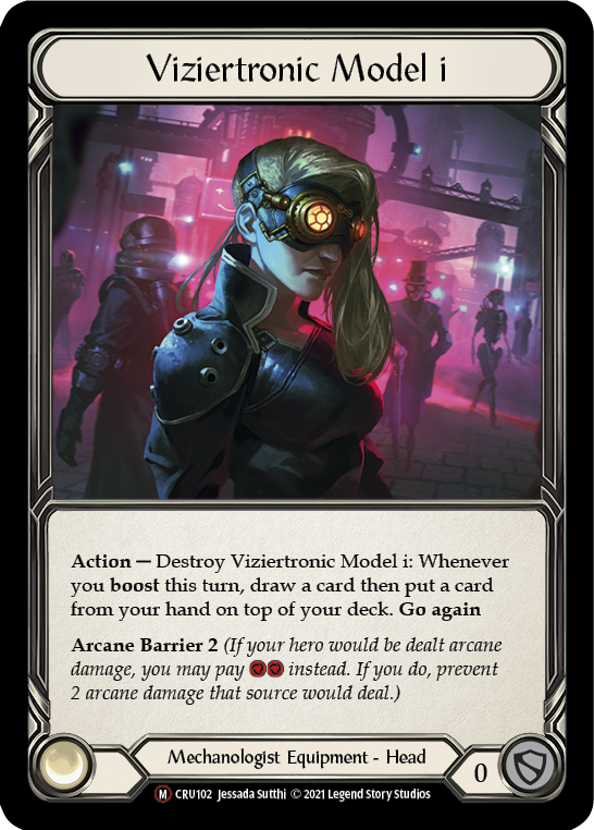 Viziertronic Model i [U-CRU102] (Crucible of War Unlimited)  Unlimited Rainbow Foil | Red Riot Games CA