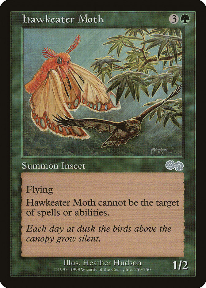 Hawkeater Moth [Urza's Saga] | Red Riot Games CA