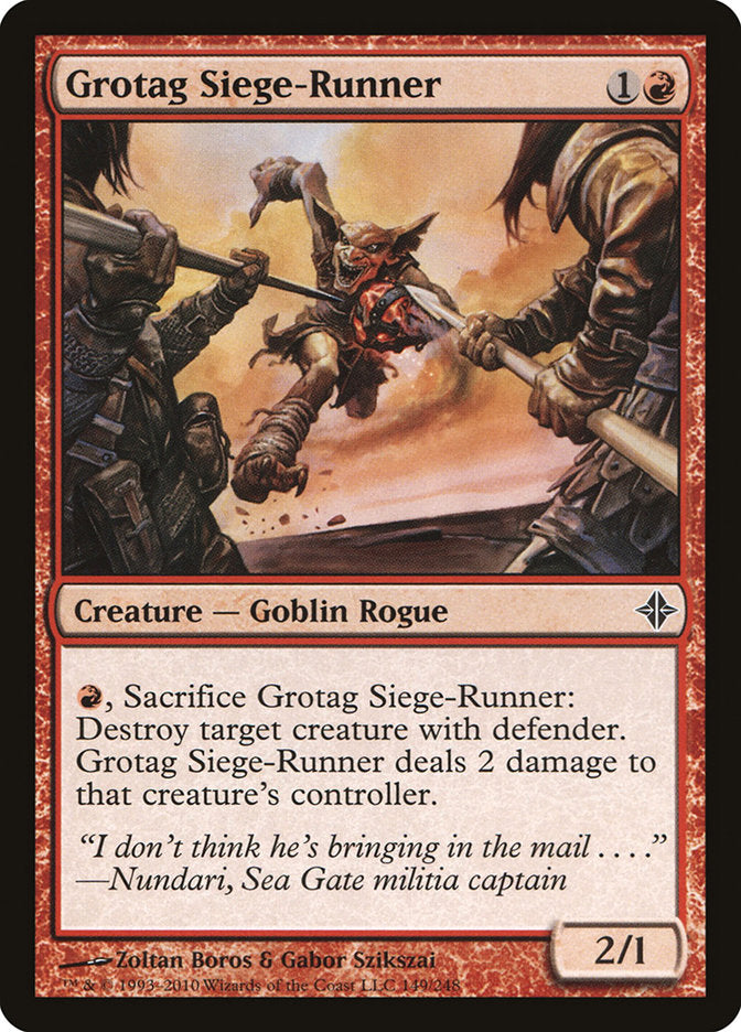 Grotag Siege-Runner [Rise of the Eldrazi] | Red Riot Games CA