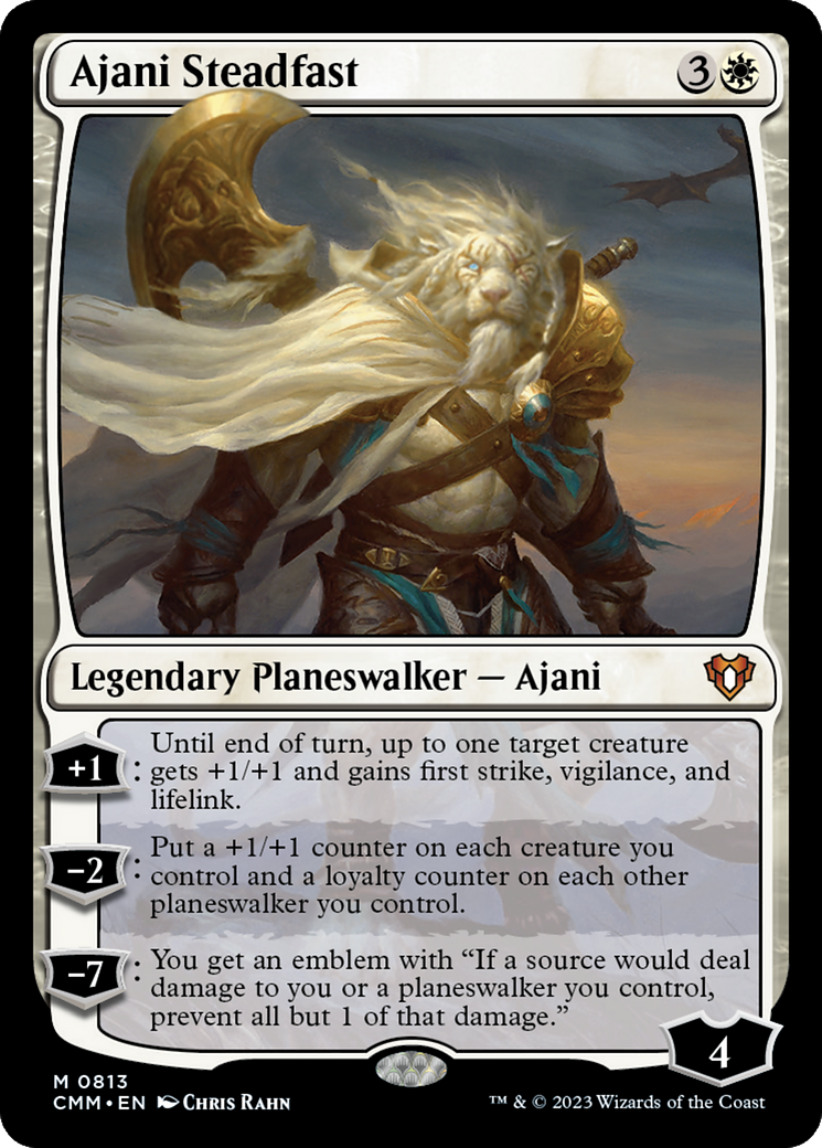Ajani Steadfast [Commander Masters] | Red Riot Games CA