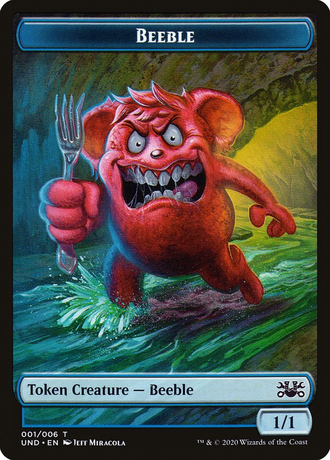 Beeble // Dragon Double-Sided Token [Unsanctioned Tokens] | Red Riot Games CA